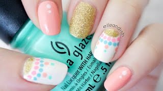 Easy Radial Dotticure Use Your Favorite Colors [upl. by Daiz313]