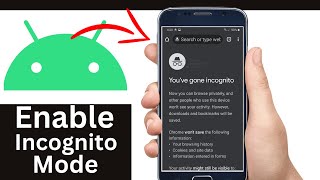 How to Disable Incognito Mode in Chrome on Android [upl. by Burget]