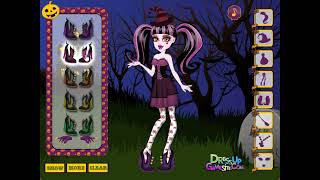 Draculauras Halloween Costumes Games For Girls GirlsPrincess [upl. by Ayihsa]