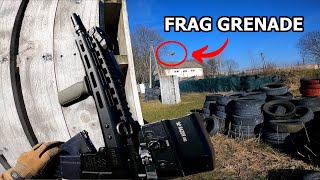 GRENADES amp FULL AUTO AIRSOFT  Operacja Paintball [upl. by Onder]