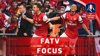 Arsenal seek further Emirates FA Cup glory  Ramsey amp Gibbs interview  FATV Focus [upl. by Julieta]