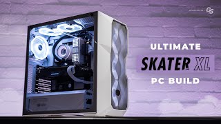 ULTIMATE SKATER XL 4K Gaming PC Build  Cooler Master TD500 Mesh White [upl. by Ressan]