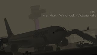 Infinite Flight  Frankfurt FRA  Windhoek WDH  Victoria Falls VFA  Discover A330300 [upl. by Einahpad]