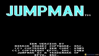 Jumpman gameplay PC Game 1984 [upl. by Edee]