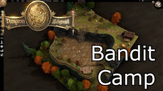 Dungeon Alchemist  Bandit Camp  TTRPG Battle Map amp Encounters  CMDRAconite [upl. by Attem]