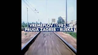 Vremeplov 1982 Pruga Zagreb  Rijeka [upl. by Holub221]