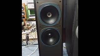 Vare Vintage Tannoy DC2000 floor standing speakers 200 mm bass driver x2made in UK [upl. by Ahsetra]