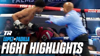 Jonathan Lopez Sends Opponent Out the Ropes  Fight Highlights [upl. by Johns374]