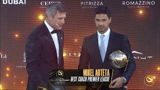 Mikel Arteta awarded with Best Coach Premier League [upl. by Debor]