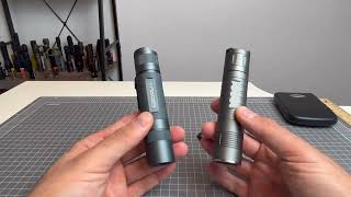 Convoy S21A Vs S21B Both in SST40Best bang for buck SST40 flashlightreviews camping convoy [upl. by Ihsakat551]