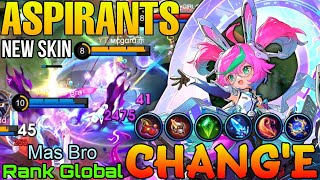 Tech Tensai Change New The Aspirants Skin Gameplay  Top Global Change by Mas Bro  Mobile Legends [upl. by Jeramie]