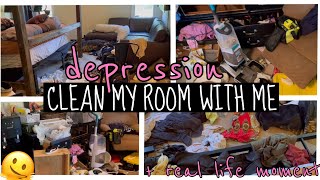 Cleaning my Depression Room  real life moment  CLEANING MOTIVATION  PT2 [upl. by Gaivn]