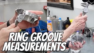 How To Properly Measure Piston Ring Groove Dimensions  Critical Measurements For Proper Fit [upl. by Dorrie]