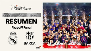 Real Madrid  Barça 8293 RESUMEN  Playoff Final 2023 [upl. by Emse253]