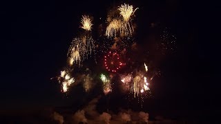 Rheinisches Fischerfest Gernsheim 2018 Riverside Fireworks [upl. by Noirred881]