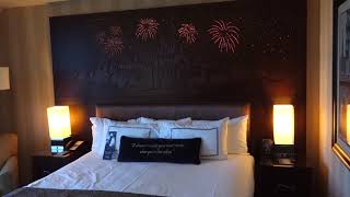 Disneyland Hotel  Adventure Tower  Standard Room Tour [upl. by Eiddal]