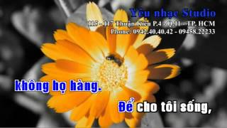 KARAOKE Đời Tôi Là Của Tôi Nguyễn Hưng [upl. by Jacobsen]