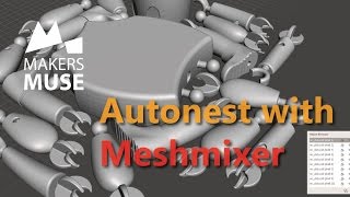 Quickly arrange your 3D Prints with Meshmixer  2015 [upl. by Lucita]