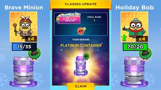 Despicable me Minion rush Platinum Container TENDERFOOT CLASS rank 1 Holiday gameplay [upl. by Nolrev]