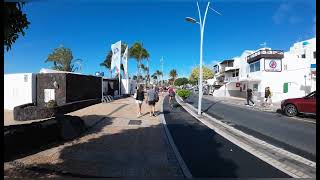 Puerto del Carmen LANZAROTE SPAIN BEAUTIFUL MORNING WALK ☀️🌴🇮🇨🇪🇦 [upl. by Dyun]