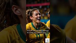 Brasil Brilha Vitória do Handebol Feminino nas Olimpíadas de Paris 2024 🏐🇧🇷 [upl. by Hsirahc]