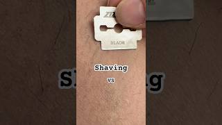 Shaving VS Waxing 😮 [upl. by Aleek]