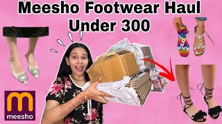 Meesho Footwear Haul Starting Rs 221 🌸  Meesho Flat Footwear Haul  Meesho Footwear Review ✅ [upl. by Mallissa]