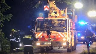 TÖDLICHER UNFALL IN WÜLFRATH  Aufwendige Bergungsarbeiten  Feuerwehrkran im Einsatz  RÜSTZUG [upl. by Wenonah]