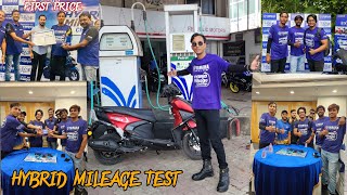 Yamaha Rayzr 125cc E20 Bs7 Mileage Test  Shocking Results😳 Best Scooter Yamaha Hybrid Mileage Test [upl. by Notpmah]