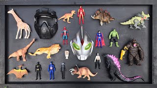 Dinosaurus Jurassic World DominionTRex Brachiosaurus Avengers Giraffe Skibidi Spiderman DINO [upl. by Willem]