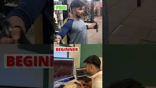 beginner trader vs pro trader shorts viral trading shorts shortsviral profitabletrader short [upl. by Naras]