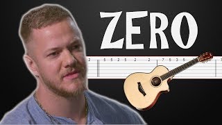 Imagine Dragons  Zero Guitar Tabs Guitar Tutorial [upl. by Emalee]