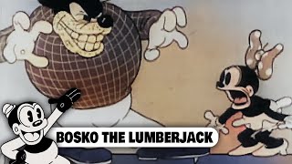 BOSKO THE LUMBERJACK  Bosko Cartoons 1932  Full Cartoon Episode [upl. by Nuahsar]