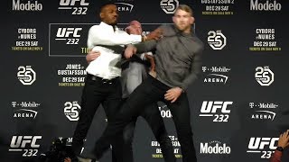 UFC 232 Jonse vs Gustafsson 2  Face Off [upl. by Kerad179]