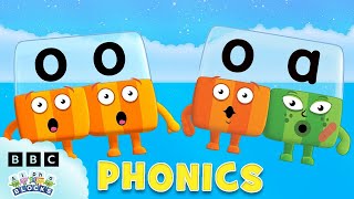 Letter Teams  OO amp OA  Phonics For Kids  Learn To Read  Alphablocks [upl. by Derry]