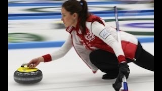 CURLING Anna Sidorova  Skip  Team Russia 2012 European Curling Champions [upl. by Leonteen]