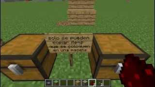 como copiar items minecraft 172 [upl. by Hgielrebmik]