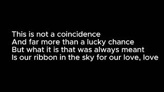 Ribbon in the sky  karaoke E [upl. by Jennings422]