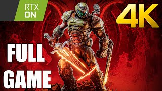 DOOM ETERNAL  Full Game Walkthrough  4K 60FPS PC ULTRA RAY TRACING   No Commentary [upl. by Tristas]