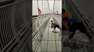 Unique Bridge Collapse in China viralshorts trendingshorts army youtubeshorts [upl. by Ennoirb]