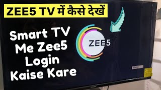 How to Install amp Activate Zee5 on Android TV 🔥  Smart Tv Me Zee5 Login Kaise Kare [upl. by Nehepts499]