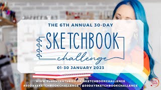 The 30Day Sketchbook Challenge 2023  Trailer [upl. by Aniuqal]