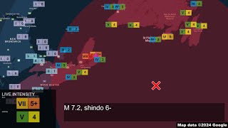 M 72 Grand Banks Canada Earthquake 18111929 [upl. by Geehan966]