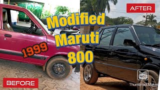 1999 Maruti 800 Modified HkS Exhaust  Exhaust Note  Alloys  Broll  Ayaaz Ahmed [upl. by Reinald]