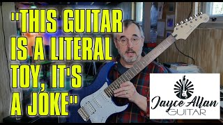 quotTHIS GUITAR IS A LITERAL TOY ITS A JOKEquot [upl. by Yanahs]