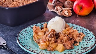 The Best Apple Crumble Ever  Easy Recipe [upl. by Norad]