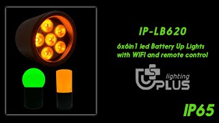 IP LB620IP65 waterproof 615W 6in1 Battery par with wifi control [upl. by Nitsug989]