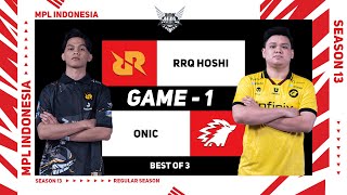 Game  1 RQR HOSHI vs ONIC  MPL ID S13 [upl. by Senecal]