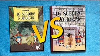 Tintin King Ottokar’s Septer Old VS New [upl. by Lais]