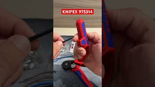 Knipex 975314  SelfAdjusting Crimping Plier poseidwntech knipex electriciantools crimpingtool [upl. by Amerigo]